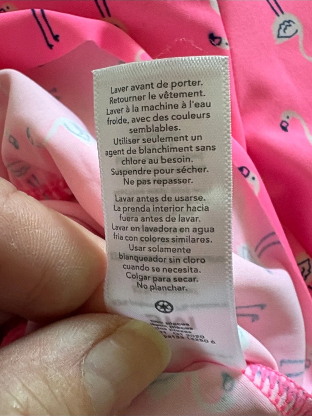 Carter’s Pink Flamingo Rash Guard And Bottoms For Baby Girl 0-3 Months